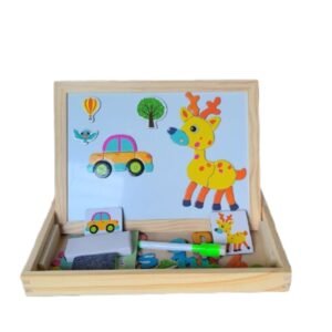 Cartoon letter puzzle board